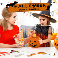 Baldes de doces de Halloween para "doces ou travessuras" (pacote com 24)