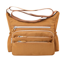 Crossbody-taske til kvinder vandtæt skuldertaske messenger-taske afslappet nylon-pung