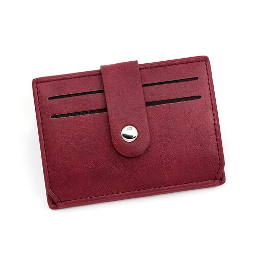 Πορτοφόλι για άνδρες και γυναίκες με RFID Blocking Slim Bifold PU Δερμάτινη τσέπη μπροστά,