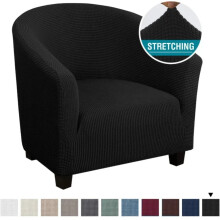 Stretch-Club-Sesselüberzug, 1-teiliger Sofaüberzug, Möbelschutz, Jacquard-Couchbezug