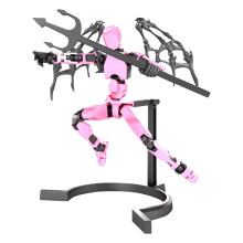 T13 Gelenkfigur mit magnetischen Schwebegelenken, rosa