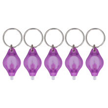 Mini-LED-Schlüsselanhänger-Taschenlampe mit hellem, weißem Licht, tragbares und leichtes Design mit sofortiger Leuchtkraft zum Aufleuchten von