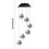Solar Wind Chime Light LED Outdoor Decor 1 Piece 3