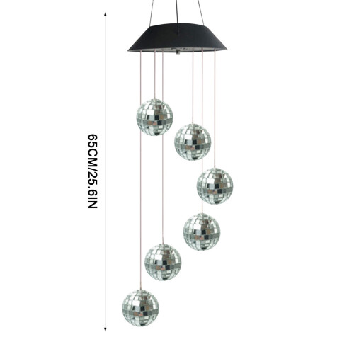 Solar Wind Chime Light LED Outdoor Decor 1 Piece 2
