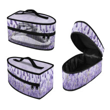 Lavender Pattern Iron Organizer Bag Easy Storage Cleaning Portable Garment Steamer Case Lightweight Organizer, Bag Only