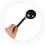 Topbathy porcelain soup spoon black 5 pcs 5