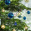 Christmas Ornaments Set Blue Silver 45 Pieces 4