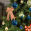 Christmas Ornaments Set Blue Silver 45 Pieces 5