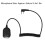 Handheld Microphone for Two-Way Radios, 6x4cm, Black, 1W 10
