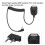 Handheld Microphone for Two-Way Radios, 6x4cm, Black, 1W 5