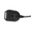 Handheld Microphone for Two-Way Radios, 6x4cm, Black, 1W 12