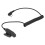 Handheld Microphone for Two-Way Radios, 6x4cm, Black, 1W 6