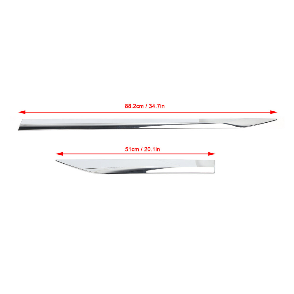 4Pcs Abs Chrome Side Moulding Rav4 7340572598189
