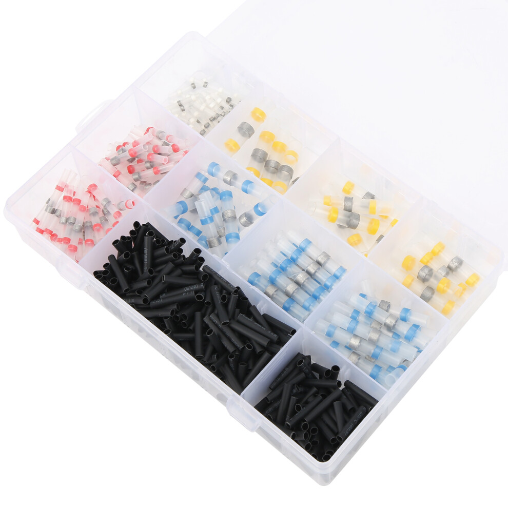 400Pcs Waterproof Heat Shrink Solder Butt Connectors 3X20mm 4931379309530