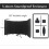Foldable Adjustable Sound Absorbing Microphone Shield, 255x138mm, Black 2