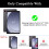 Custodia a libro in pelle PU per Galaxy Tab A9 con supporto e portapenna 2