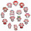 My Melody PVC cipődísz csomag 16 darabos 2