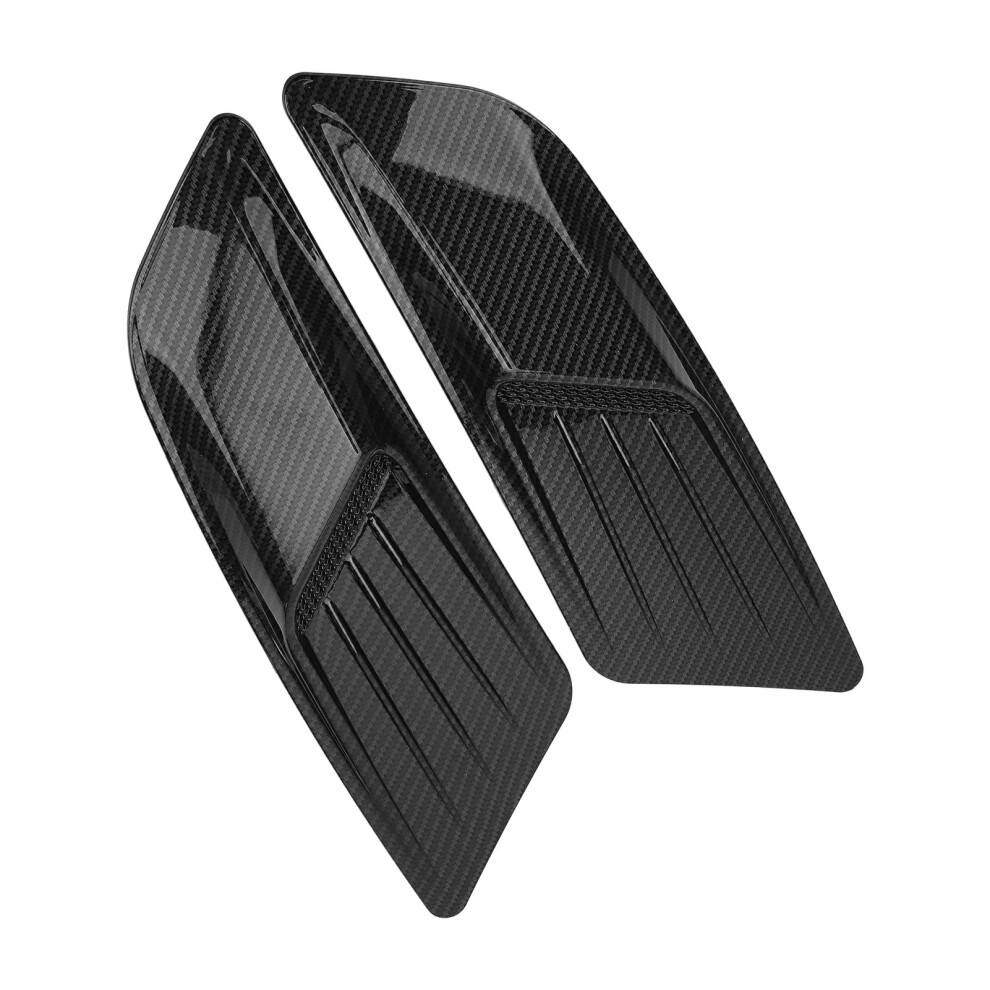 Front Hood Vent Trim Pair Carbon 7790334268087