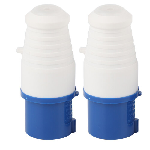 2Pcs Industrial Power Plug 3Pin SinglePhase ExplosionProof Waterproof 16A 220V 1