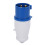 2Pcs Industrial Power Plug 3Pin SinglePhase ExplosionProof Waterproof 16A 220V 7
