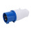 2Pcs Industrial Power Plug 3Pin SinglePhase ExplosionProof Waterproof 16A 220V 9