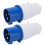 2Pcs Industrial Power Plug 3Pin SinglePhase ExplosionProof Waterproof 16A 220V 14