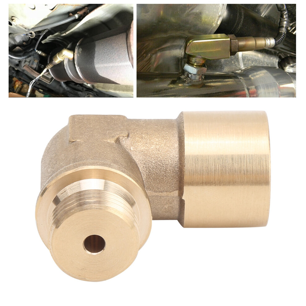 90 Degree Brass Oxygen Sensor Extender M18x1.5 Car Spacer Adapter 9411391959432