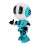 Kids Talking Robot Toy Portable 12cm ABS Interactive Gift for 3+ 5