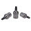 10Pcs Durable Aluminum E26/E27 Lamp Holders 7.5x3x3cm 6