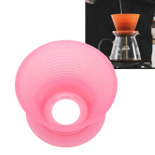 Rosa lebensmittelechter PP-Flachboden-Kaffeefilter für pour-over Kaffee für Zuhause und Restaurant