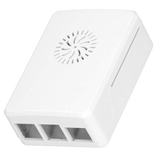 ABS White Raspberry Pi 4B Case with Heatsink & Removable Top 2