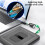3.0 USB And Type-C External Optical Drive DVD Mobile Optical Disc Drive External Computer Desktop Computer Laptop Universal, Black 4