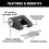 Towing Locks Heavy-Duty Steel 2 Pcs 6