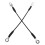 Truck Tailgate Cable Pair Stainless Steel 4.7 in 4
