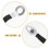 Truck Tailgate Cable Pair Stainless Steel 4.7 in 5