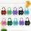 ROSENICE 10Pcs Mini Combination Lock Rectangular Keyless Locking for Travel Storage Security 6