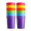 Triani Reusable Cups 13.5 oz 12 pcs 6 colors 8