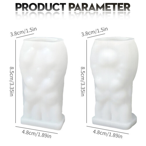3D Bunny Bow Silicone Mold for Candle Resin Plaster 2