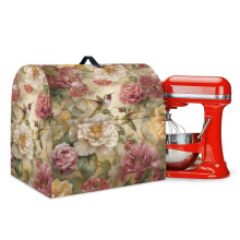 Multifunktionale Staubschutzhülle für Küchenmaschinen mit Taschen und Griffen, leicht zu reinigen, für 6–8-Liter-Standmixer,