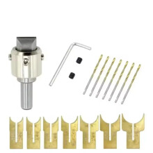 Conjunto de Brocas e Fresas para Madeira com 13/16/24 peças, Ferramentas Elétricas para Fabricação de Contas, Brocas de Carboneto para Trabalho