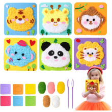 Kit de bordado DIY para muñecas YUSUIYI, kit de bordado DIY para muñecas Townscloud, kit de costura de animales de dibujos animados