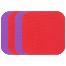 4 Pcs Bottle Opening Mat Grab Handle Jar Can Opener Cup Coaster Rubber Gripper Pads