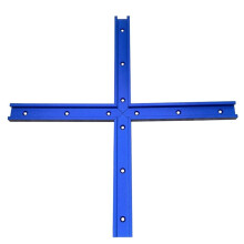 T-Track Intersection Kit with Predrilled Mounting Holes for Universal T-Track for Woodworking Jigs and Fixtures