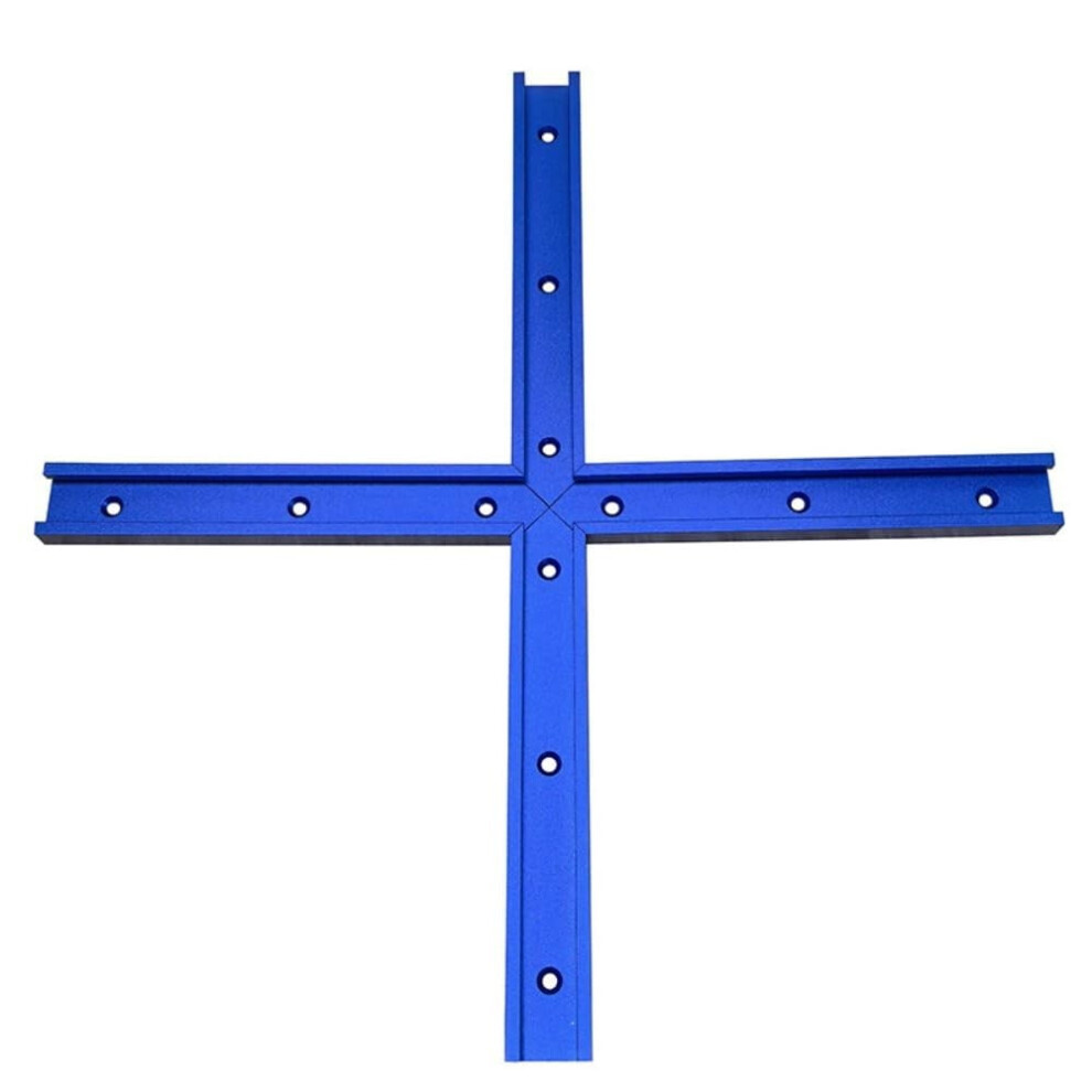T-Track Intersection Kit With Predrilled Mounting Holes For Universal T-Track For Woodworking Jigs And Fixtures 9365509044025