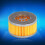 Air Compressor Intake Filters, Paper Filter Elements Aluminum Shell 10Pcs For Filtering Impurities 6
