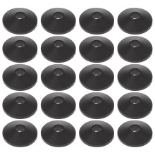Rubber Washers Sealing Gasket 20 pcs 2.5 x 2.5 cm black