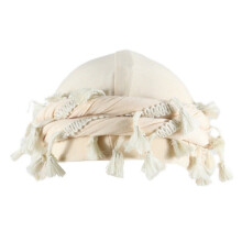 Turbán fejkendő férfiaknak, szatén bélésű turbán nőknek, vintage csavart bársony durag ajándékok bézs szabad méret