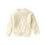 Knit Sweater Solid Color Crewneck Beige 6-12 Months 1