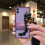 Capa para celular compatível com Samsung Galaxy A05/SM-A055F – Capa de silicone resistente à sujeira e a impactos com pingente de urso e design 1