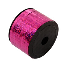 Fita metálica brilhante ondulada de 0,2" x 30 pés – Ideal para embrulhar presentes e decorar festas, compatível com balões.